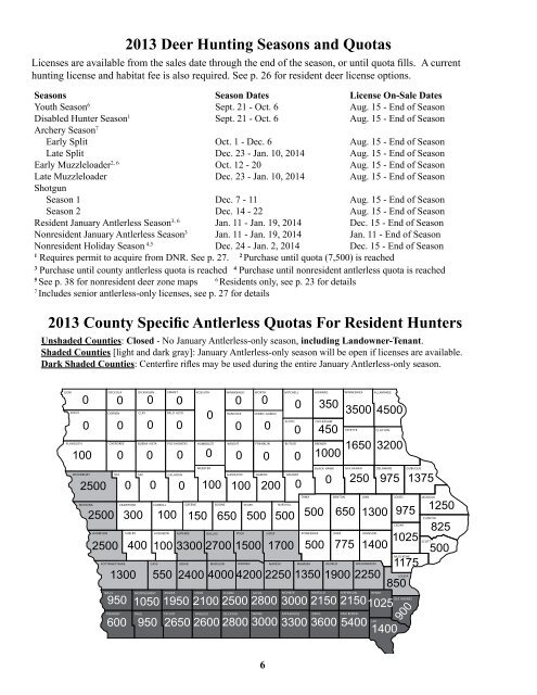 2012-13 Iowa Hunting And Trapping Regulations - Iowa Department ...