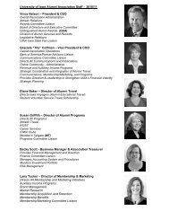 University of Iowa Alumni Association Staff - The University of Iowa ...