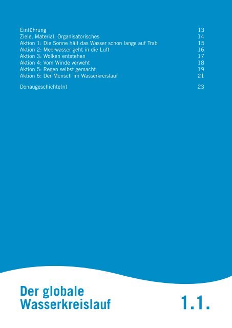 Download Kapitel 1: Wasserkreislauf - Danube Box