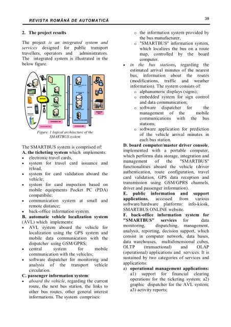 REVISTA ROMÃNÄ DE AUTOMATICÄ - IPA SA