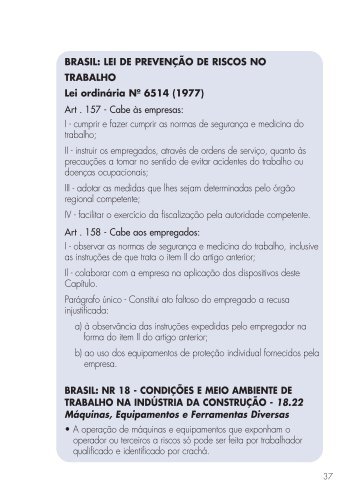 Legislation BR - IPAF