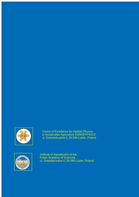 MICRO-STRUCTURE ANALYSIS OF PLANT TISSUES - Lublin