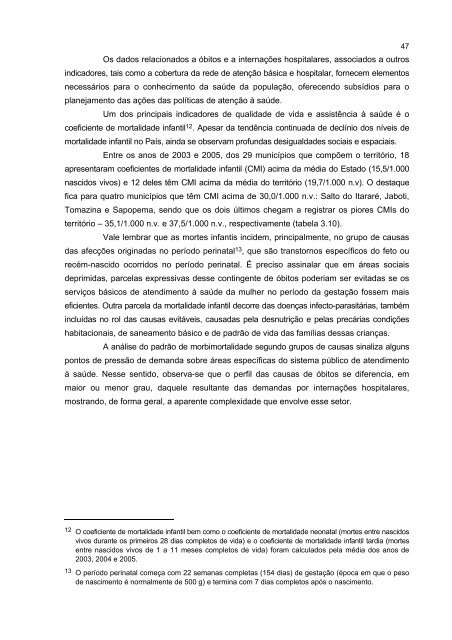 DiagnÃ³stico socioeconÃ´mico do TerritÃ³rio Norte Pioneiro - Ipardes