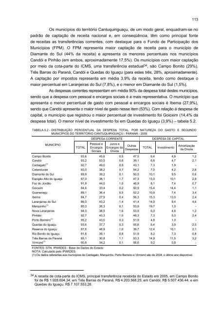 1. fase: caracterizaÃ§Ã£o global - Ipardes