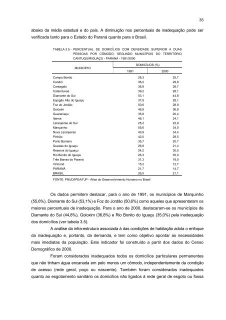 1. fase: caracterizaÃ§Ã£o global - Ipardes