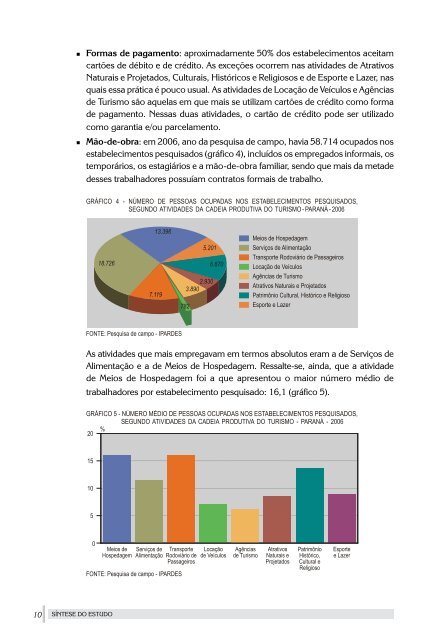 Cadeia produtiva do turismo no ParanÃ¡ - Ipardes