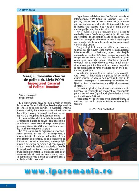 Jurnal - IPA Romania