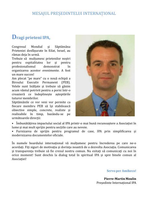 Jurnal - IPA Romania