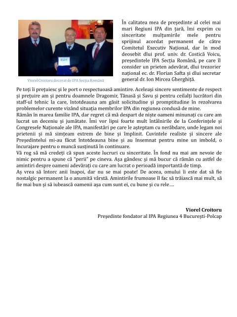 Jurnal - IPA Romania