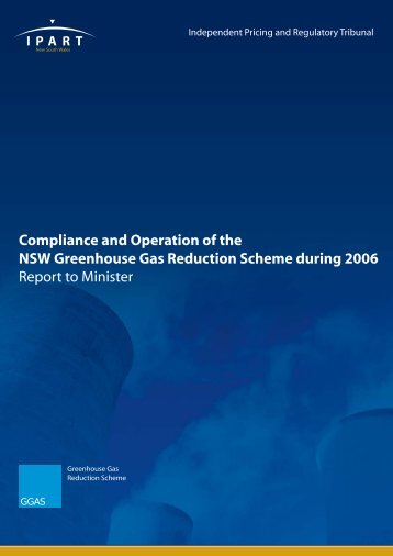 Compliance and Operation of the NSW Greenhouse Gas Reduction ...