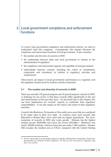 Regulation Review - IPART - NSW Government