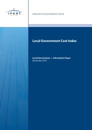 Local Government Cost Index - IPART