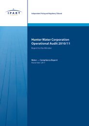 Hunter Water Corporation Operational Audit 2010/11 - IPART - NSW ...