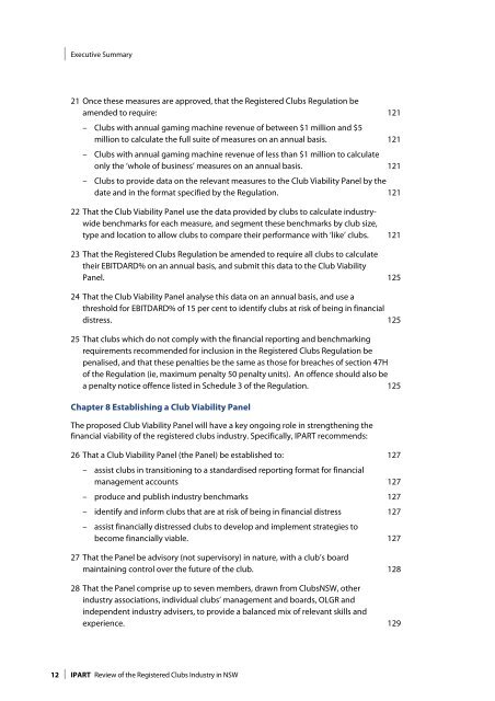 Review of the Registered Clubs Industry in NSW - Clubs NSW