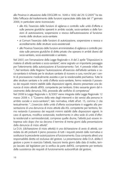 La documentazione sanitaria e sociale in RSA - Provincia di Mantova