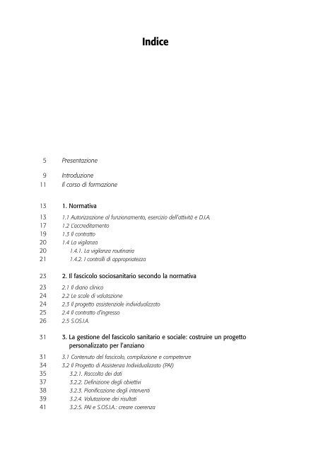 La documentazione sanitaria e sociale in RSA - Provincia di Mantova