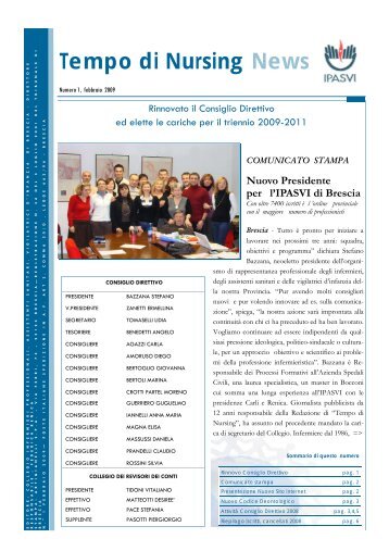 Tempo di Nursing News - Collegio IP.AS.VI. di Brescia