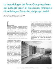 La metodologia del Focus Group applicata dal Collegio Ipasvi di ...