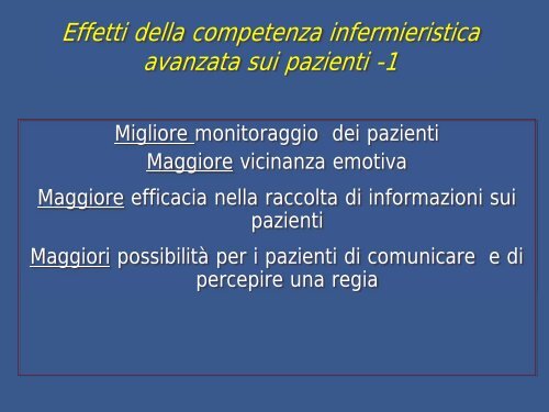 Prof.ssa Luisa Saiani Professione infermieristica e Formazione