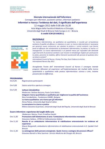 NNL n. 2 - 5 aprile 2012 - Collegio IP.AS.VI. di Brescia
