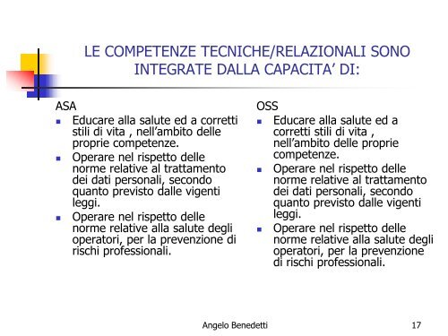 IL TIROCINIO NELLA FORMAZIONE DEGLI OPERATORI DI ...