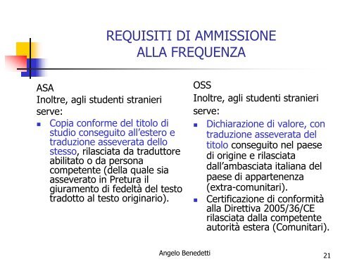 IL TIROCINIO NELLA FORMAZIONE DEGLI OPERATORI DI ...