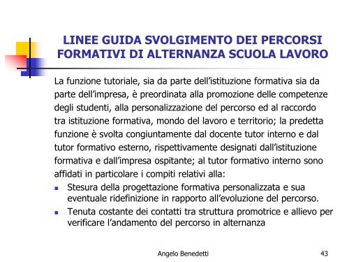 IL TIROCINIO NELLA FORMAZIONE DEGLI OPERATORI DI ...