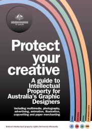 Protect Your Creative PDF - IP Australia