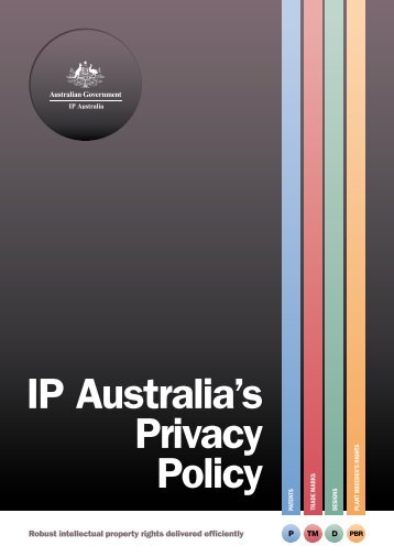 Privacy Policy PDF - IP Australia