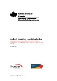 Ambush Marketing Legislation Review - IP Australia