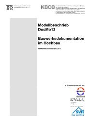 Modellbeschrieb DocMo13 Bauwerksdokumentation im Hochbau