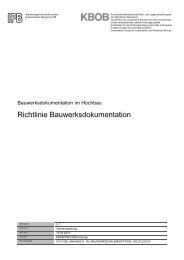 Richtlinie Bauwerksdokumentation