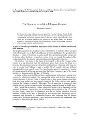 Ekaterina Gusarova - The Oromo as recorded in Ethiopian literature