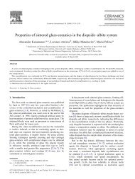 Properties of sintered glass-ceramics in the diopsideâalbite system