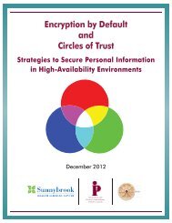 Encryption by Default and Circles of Trust: Strategies to Secure ...