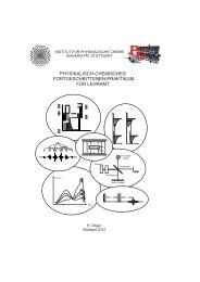 Lehramt - Institut fÃ¼r Physikalische Chemie