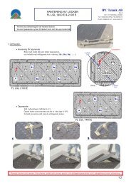 Hanteringsanvisningar till FL LGL...E - IPC Teknik AB