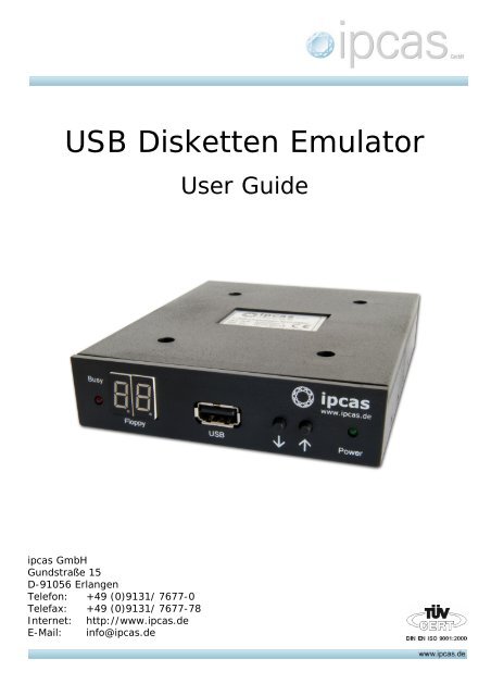 USB Floppy Emulator - Replace floppy disk drive with a USB ... - ipcas