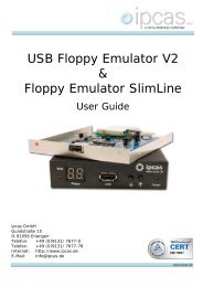 USB Floppy Emulator V2 and Floppy Emulator SlimLine ... - ipcas