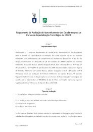 Regulamento de AvaliaÃ§Ã£o do Aproveitamento dos Estudantes para ...