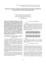 Experiment Results of Conduction, Spectral Induced ... - ipcbee