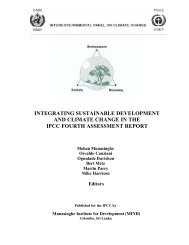 Integrating Sustainable Development and Climate Change in the IPCC