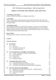 Chapter 4: Ecosystems, their Properties, Goods, and Services - IPCC