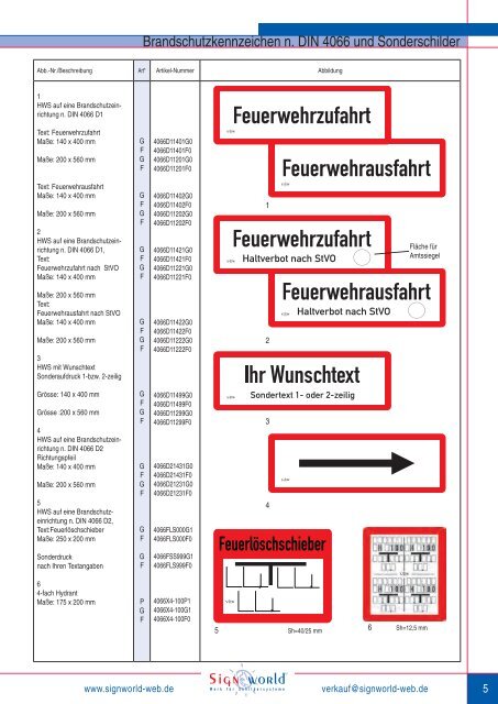 HINWEISSCHILDER