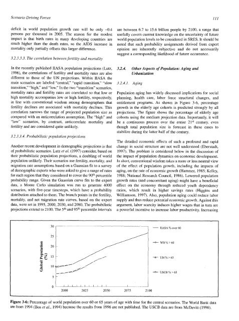 Emissions Scenarios - IPCC