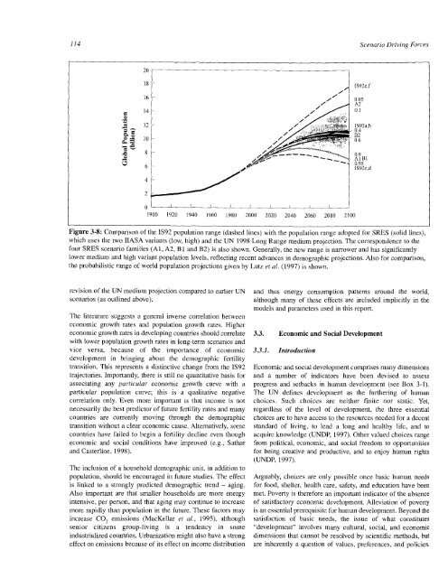 Emissions Scenarios - IPCC