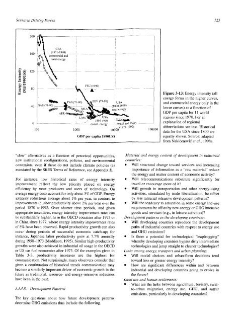 Emissions Scenarios - IPCC