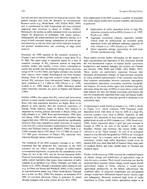 Emissions Scenarios - IPCC