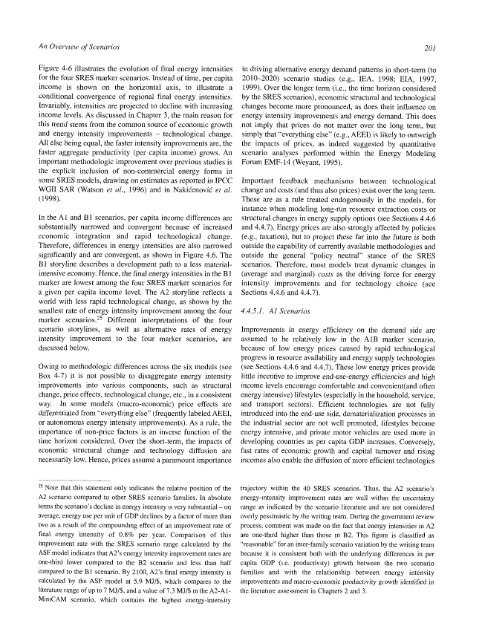 Emissions Scenarios - IPCC