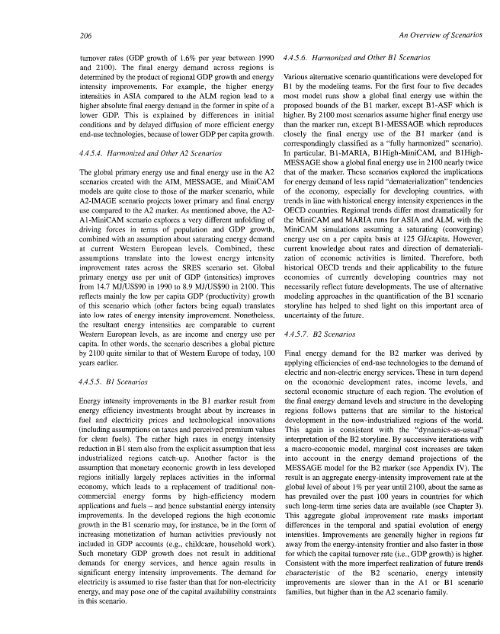 Emissions Scenarios - IPCC